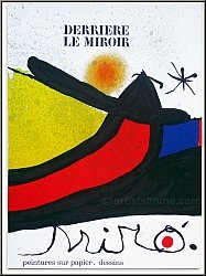 Joan Miro, 1971: Derriere le miroir 193-194, Lithographies Originales