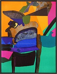 Maurice Est�ve: � Bossaille � 1974, Lithographie originale imprim�e chez Mourlot - �uvre grav� | estampes