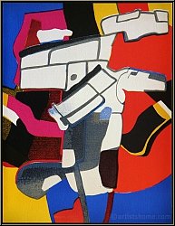 Maurice Est�ve: � Bougri � Lithographie originale 1974 (Mourlot)