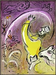 Marc Chagall: Salomon, 1956 (Les Rois) Lithographie originale Verve La Bible - �uvre grav� | arts graphiques
