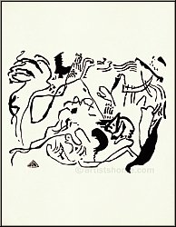 Wassily Kandinsky: � Juengster Tag � Bois grav� pour � Kl�nge �