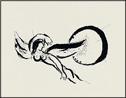 Marc Chagall: � Le petit Ange � 1957, Lithographie originale, Mourlot - �uvre grav� | arts graphiques