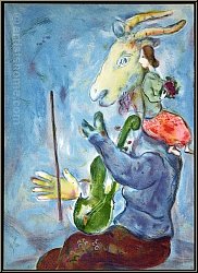 Marc Chagall �Printemps� Lithographie pour Verve, 1938 - Estampes originales | �uvre graphique | Mourlot