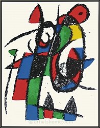 Joan Miro: L'�ne triste, 1975, Lithographie originale n� II