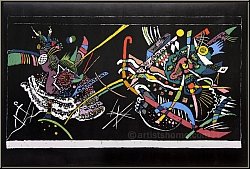Wassily Kandinsky : Lithographie 'Peinture murale pour la mur principal' 1958, estampes Mourlot