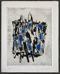 Pietro Consagra: Gravure à l'eau-forte et carborundum 1962, signée - œuvre graphique | gravures originales