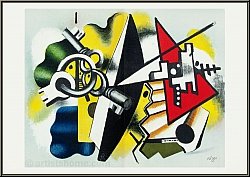Fernand Leger: � Nature morte aux clefs � 1955 - Mourlot lithographies | Estampes originales | �uvre graphique