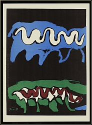 Francisco Bor�s: �La terre� 1937, Lithographie pour �Les quatre �l�ments� Verve, Mourlot - �uvres imprim�es