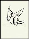 Marc Chagall: Cain et Abel, Lithographie originale Verve Bible 1960 - le verso - �uvre grav� | estampes