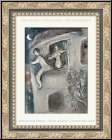 Marc Chagall: David sauv� par Michal, Lithographie originale 1960, Dessins pour La Bible - Arts graphiques