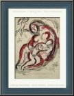 Marc Chagall: Agar dans le d�sert, 1960, Lithographie originale, Dessins pour La Bible - Arts graphiques