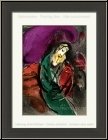 Marc Chagall: � J�r�mie � 1956, Lithographie originale Verve La Bible