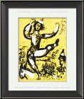 Marc Chagall: � Le Cirque � 1960, Lithographie originale Mourlot, composition aux clowns - Arts graphiques