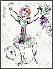 Marc Chagall: � La Jongleuse � Lithographie originale 1960, Mourlot