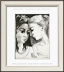 Paul Delvaux: � Confidences � 1972, Lithographie originale pour � Souvenirs et portraits d'artistes � Mourlot