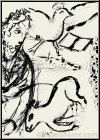 Marc Chagall: �David � la Harpe� Lithographie originale La Bible, 1956
