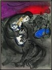 Marc Chagall: Pleurs de J�r�mie, 1956, Lithographie originale Bible