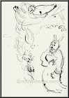 Marc Chagall: Mo�se III, 1956, Lithographie originale, Verve La Bible, Ancien Testament, 10 commandements