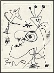 Joan Miro: � L'Aigrette � Gravure � l'eau-forte, 1956, Dupin n� 105