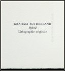 Graham Sutherland: � Hybrid � 1972, Lithographie originale pour � Souvenirs et portraits d'artistes � Mourlot