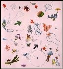 Jean Tinguely: Papier peint d'art (rose) S�rigraphie, documenta 1972