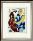 Fernand L�ger: Femme tenant une fleur, 1955 - Cubisme, Lithographie