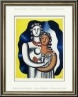 Fernand L�ger: Les deux figures (deux amants) 1955 Cubisme, Lithographie Mourlot - �uvre grav� | estampes