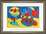 Joan Miro: � Oiseau z�phyr � 1956 Lithographie originale cubiste
