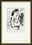 Marc Chagall: �Devant le tableau� Lithographie originale 1963, Mourlot