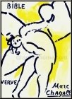 Marc Chagall: Verve La Bible 1956, page de titre, lithographie orig.