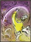Marc Chagall: Salomon, 1956, Lithographie originale, Verve La Bible