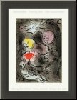 Marc Chagall: Daniel avec les lions, 1956, Lithographie originale pour La Bible, Les Proph�tes | oeuvre grav�