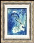 Marc Chagall: Abraham et Sarah 1956, � � l’�ge biblique � de 90 ans, Sarah va donner vie � leur fils, Isaac
