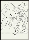 Marc Chagall: Isaie, Les Proph�tes 1956, Lithographie originale, Bible