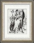 Marc Chagall: �Les Saltimbanques� Lithographie originale Mourlot 1963