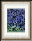 Marc Chagall: � Le Chandelier � 1962 Lithographie originale, Vitraux pour J�rusalem | Estampes Mourlot