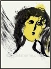 Marc Chagall: � L'ange � 1956, Lithographie originale, Verve La Bible
