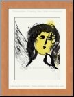 Marc Chagall: L'Ange 1956, Lithographie originale Verve La Bible - Estampes originales | �uvre grav� | Mourlot