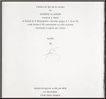 Antoni Tapies, 1974: Derriere le miroir DLM 210 �dition de t�te sign�e