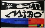 Joan Mir�: Oeuvres r�centes, Maeght 1953, Lithographie originale | Affiches Mourlot | Affiches d'expositions