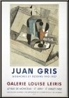 Juan Gris: Galerie Louise Leiris 1965, Affiche d'exposition, Mourlot