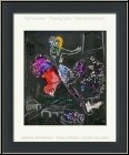 Marc Chagall: La nuit � Paris 1954, lithographie originale pour Derriere le miroir 66-67-68 (Mourlot 96)