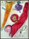 Marc Chagall: La Tour Eiffel � l'ane, 1954, Lithographie originale