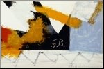 Georges Braque: � L'oiseau jaune � 1959, Lithographie par Mourlot