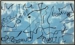 Joan Mir�: Labyrinthe bleu, 1956, Lithographie originale (Mourlot)