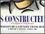Fernand L�ger: Les Constructeurs 1951, Maison de la Pens�e Lithographie originale L'ouvrier | Affiches Mourlot