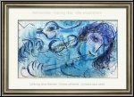 Marc Chagall: Le Joueur de Fl�te 1957, Lithographie originale Mourlot n� 197- oeuvre graphique | lithographies