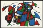 Joan Miro: L'abeille travailleuse, 1975, Lithographie originale n� III