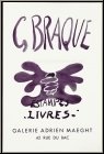 Georges Braque: Estampes - Livres, Galerie Adrien Maeght, Affiche