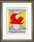 Georges Braque: Oiseau rouge, 1961 � Descente aux enfers � Lithographie originale Mourlot | �uvre graphique